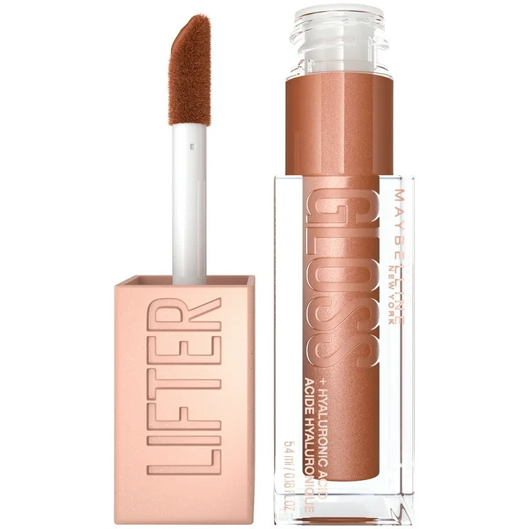 Maybelline New York Lifter Gloss Lip Gloss Makeup With Hyaluronic Acid 018 - Bronze