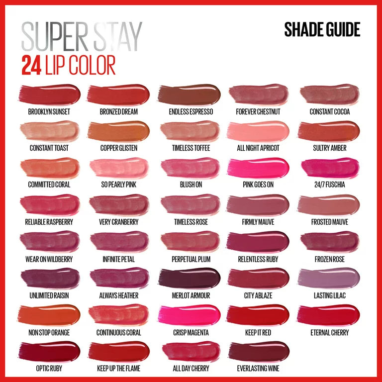 Maybelline Super Stay 24 Color 2-STEP LIQUID LIPSTICK 920 Bronzed Dream