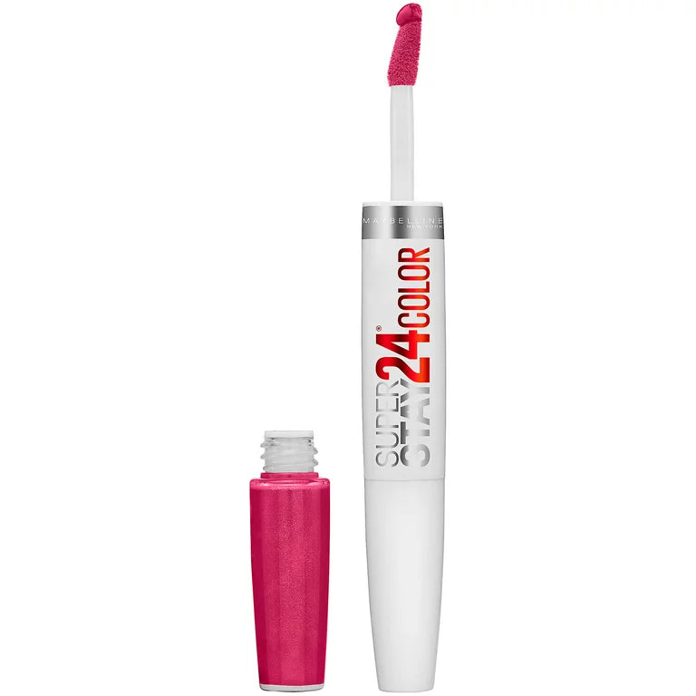 Maybelline New York Super Stay 24 Color 2-Step Liquid Lipstick 220 24/7 Fuchsia