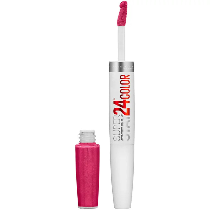 Maybelline New York Super Stay 24 Color 2-Step Liquid Lipstick 220 24/7 Fuchsia