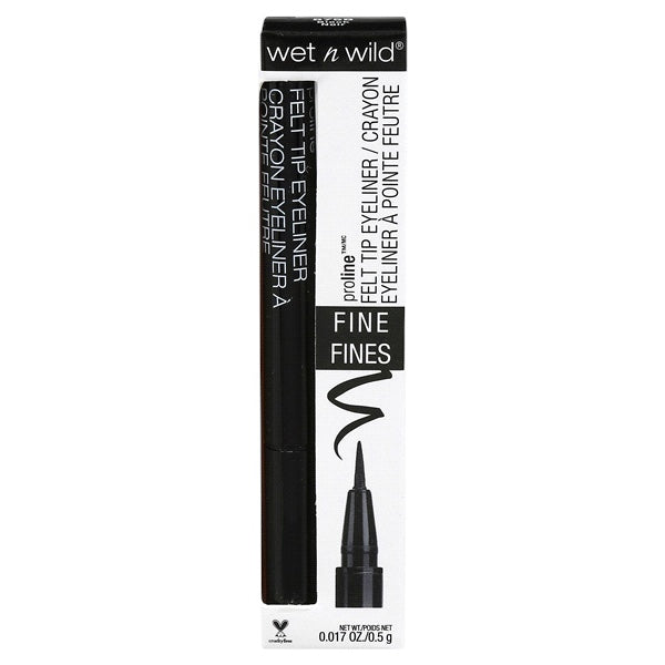 Wet n Wild, ProLine Felt Tip Eyeliner, Black Noir