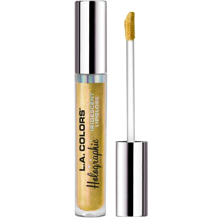 La Colors Moisturizing High Shine Holographic Shimmer Lip gloss Gold Rush