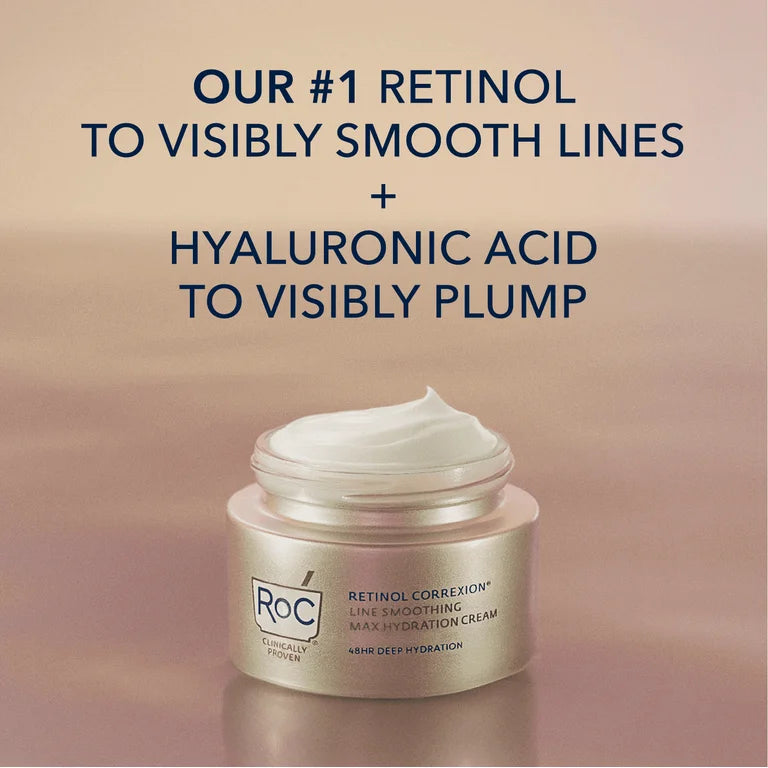 Roc Retinol Correxion Line Smoothing Max Hydration+ Moisturizer