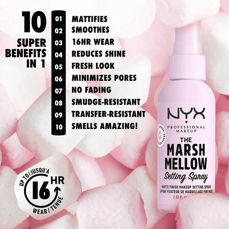 Nyx Cosmetics Marshmallow Setting Spray 60 ml