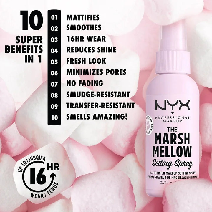 Nyx Cosmetics Marshmallow Setting Spray 60 ml