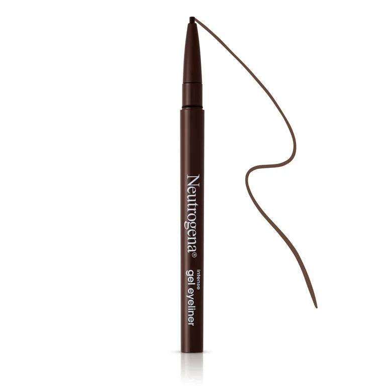 Neutrogena Smudge-Resistant Intense Gel Eyeliner, Dark Brown, 0.004 oz