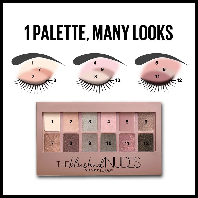 Maybelline The Blushed Nudes Eyeshadow Palette