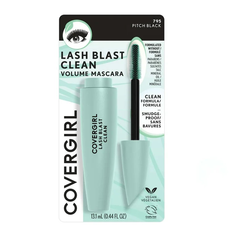 COVERGIRL Lash Blast Clean Mascara, 795 Pitch Black