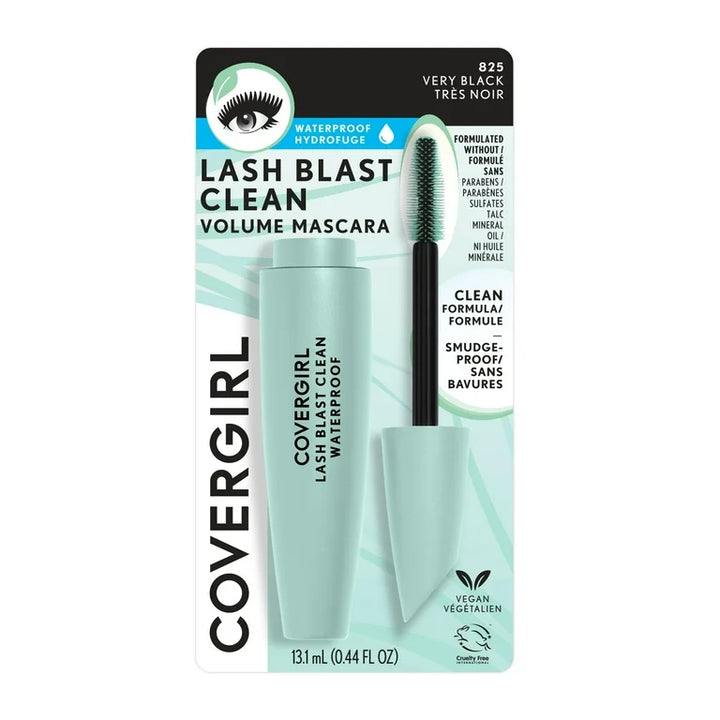 COVERGIRL Lash Blast Clean Mascara, 825 Very Black Water Proof