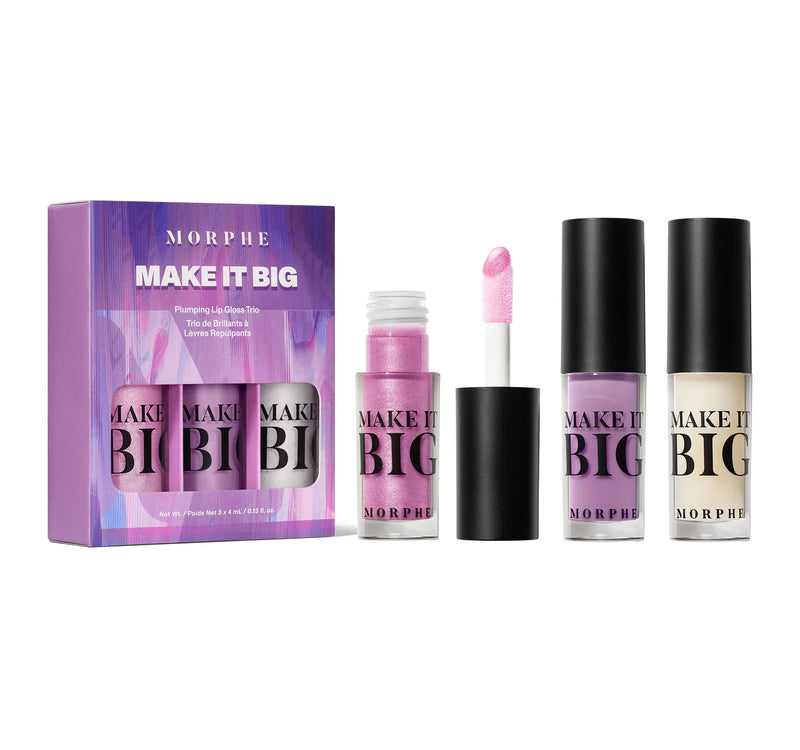 Morphe Ultralavender Make it Big Plumping Lip Gloss Trio