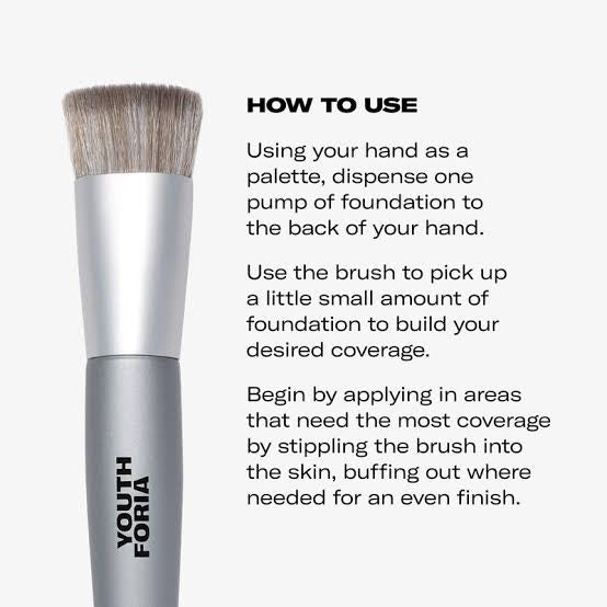 Youth Foria Oval Foundation Brush 303