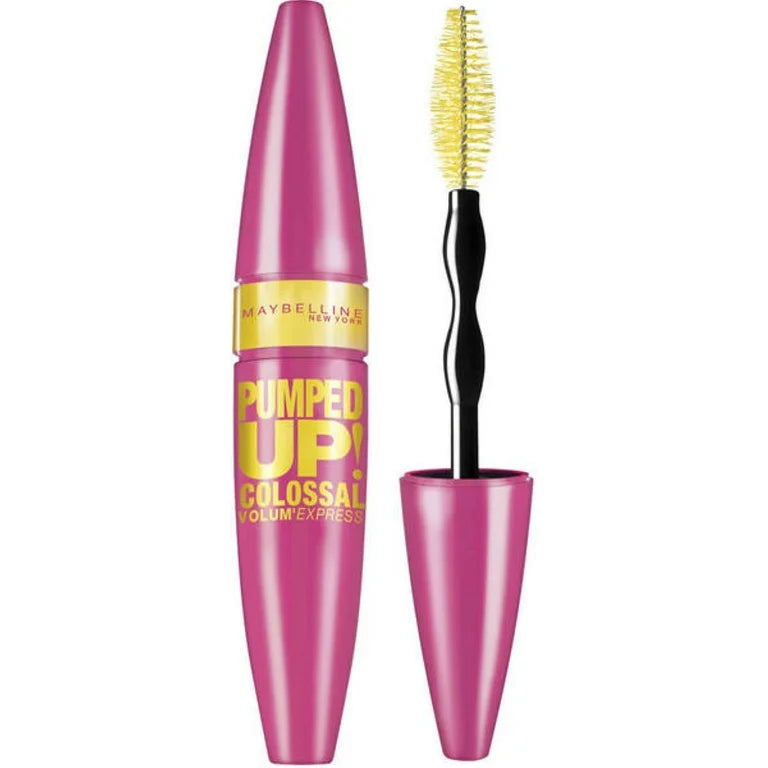 Maybelline New York Pumped Up! Colossal® Washable Mascara Makeup, 213 Classic Black