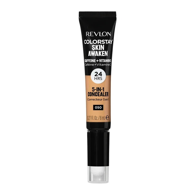 Revlon ColorStay Skin Awaken Cream Concealer Makeup, Longwear, 050 Medium Deep