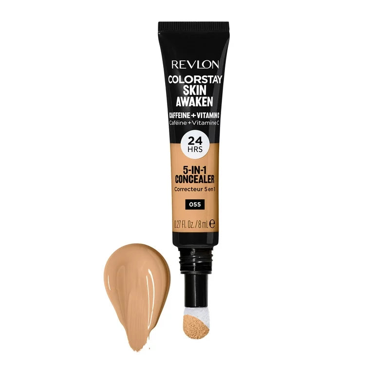 Revlon ColorStay Skin Awaken Cream Concealer Makeup, Longwear, 055 Latte