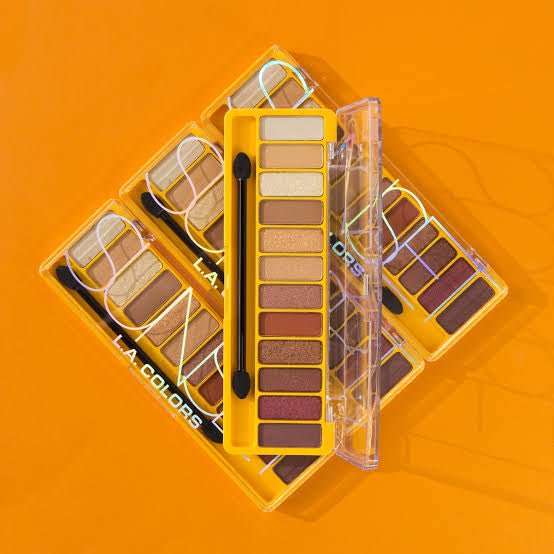 La Colors Color Vibe 12 color eyeshadow palette Sunset