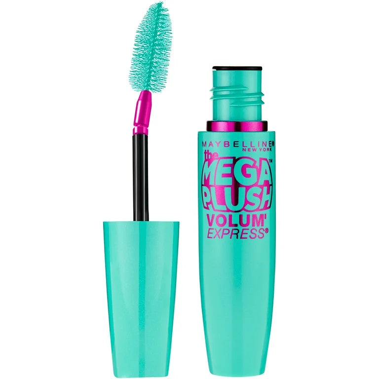 Maybelline Volum' Express The Mega Plush Waterproof Mascara,275 Very Black, 0.3 fl. oz.