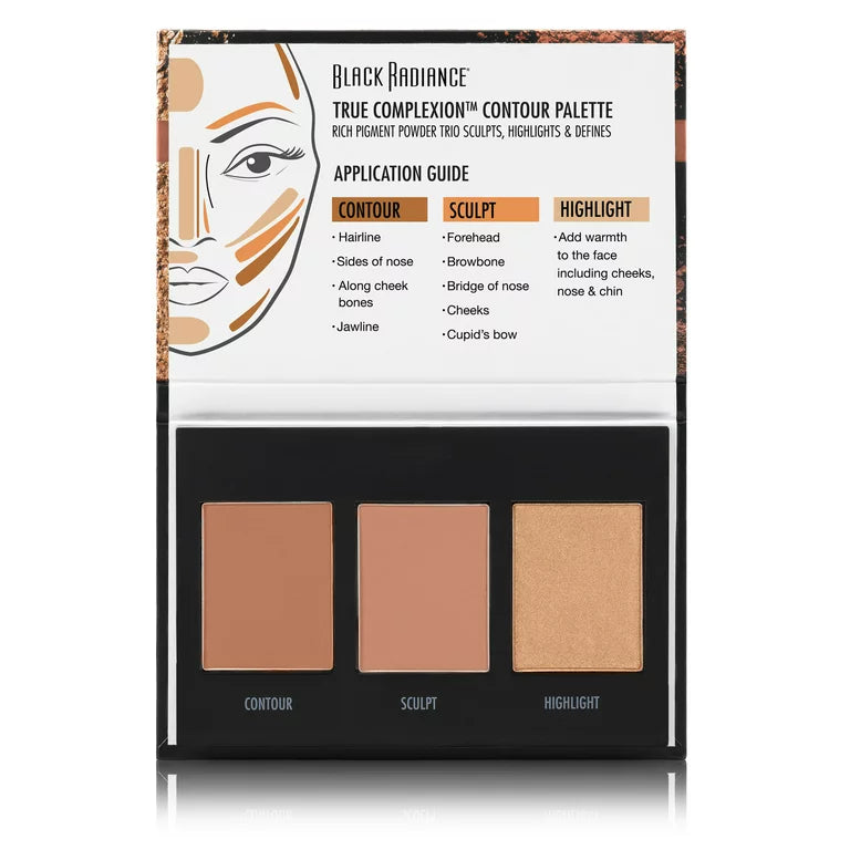 Black Radiance True Complexion Contour Palette - Light to Medium