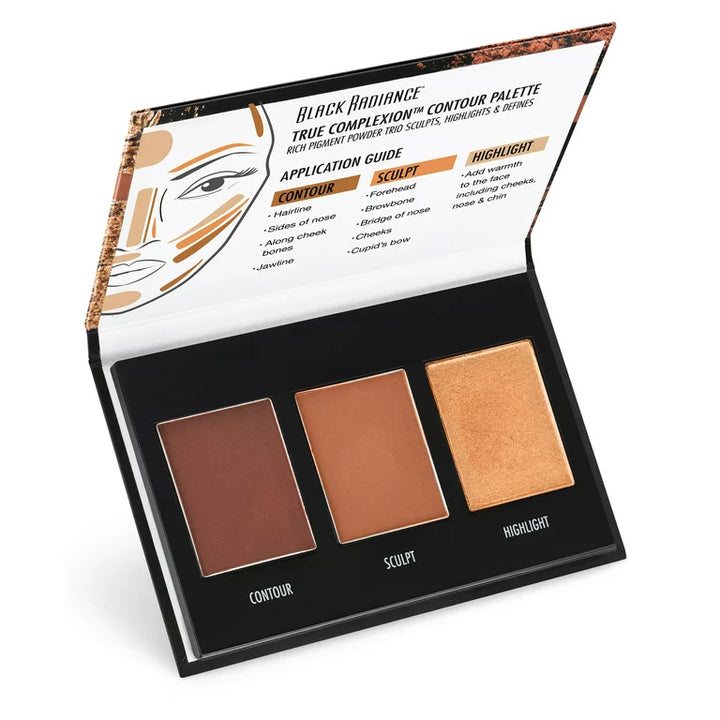 Black Radiance True Complexion Contour Palette - Medium to Dark