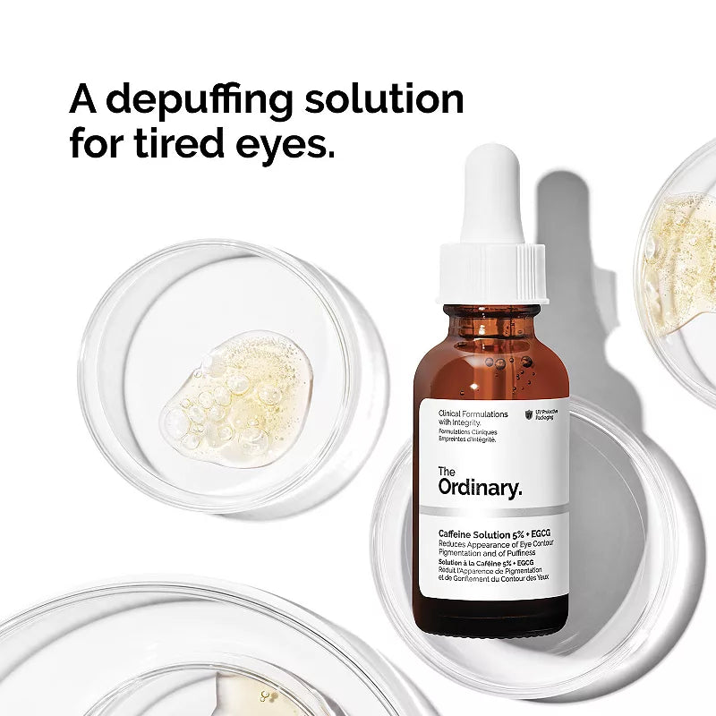 The Ordinary Caffeine 5% + EGCG Depuffing Eye Serum 30 ml