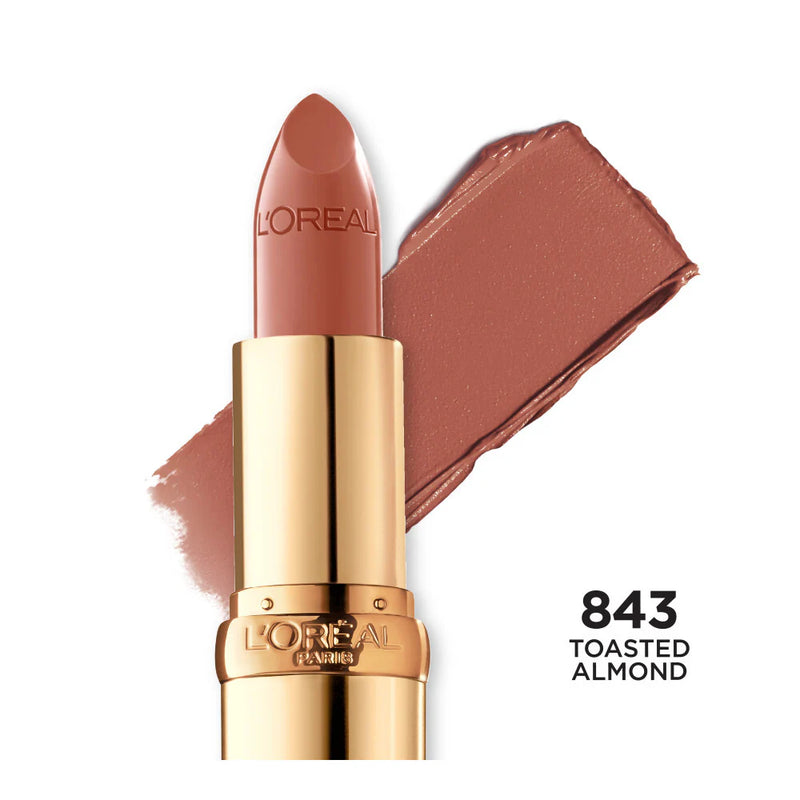 Loreal Paris Colour Riche Original Satin Lipstick for Moisturized Lips 843 Toasted Almond