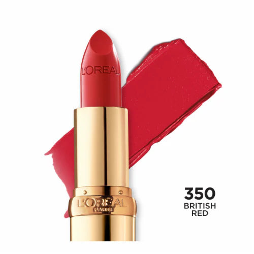 Loreal Paris Colour Riche Satin Lipstick 350 British Red
