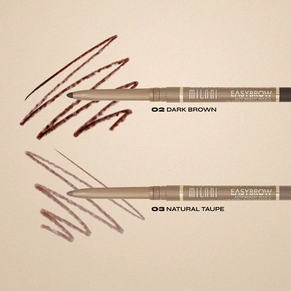 Milani Cosmetics Easybrow Automatic Propel Eyebrow Pencil, Dark Brown 0.01 Ounces
