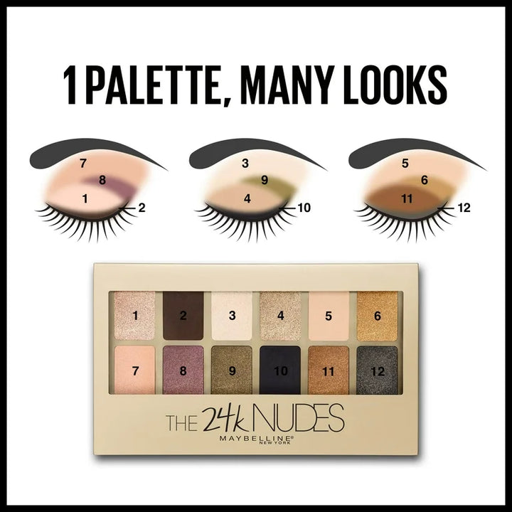 Maybelline New York The 24K Nudes Eyeshadow Palette