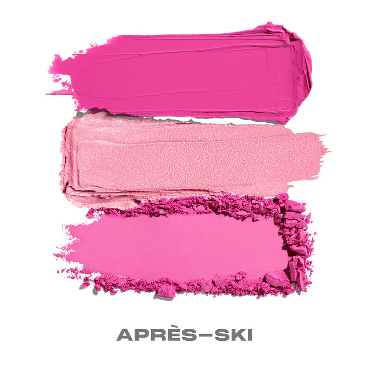 Morphe Cheek Thrills Multi Finish blush Face Trio Apres-Ski