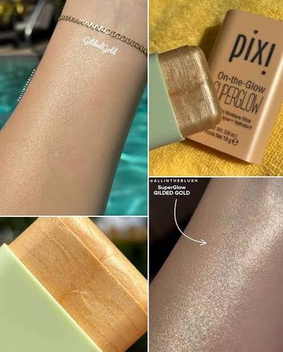 Pixi On-the-Glow Superglow Highlight Moisture Stick Gilded Gold