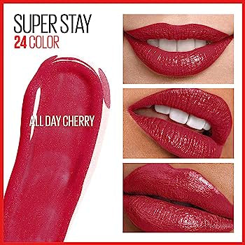 Maybelline Super Stay 24 Color 2-STEP LIQUID LIPSTICK 015 All Day Cherry