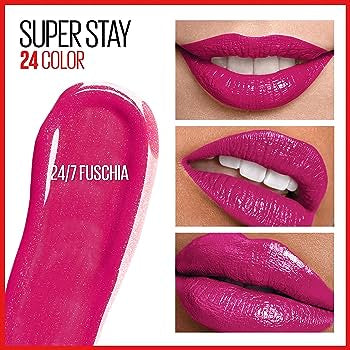 Maybelline New York Super Stay 24 Color 2-Step Liquid Lipstick 220 24/7 Fuchsia
