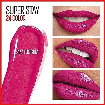 Maybelline Super Stay 24 Color 2-STEP LIQUID LIPSTICK 220 24/7 Fuchsia