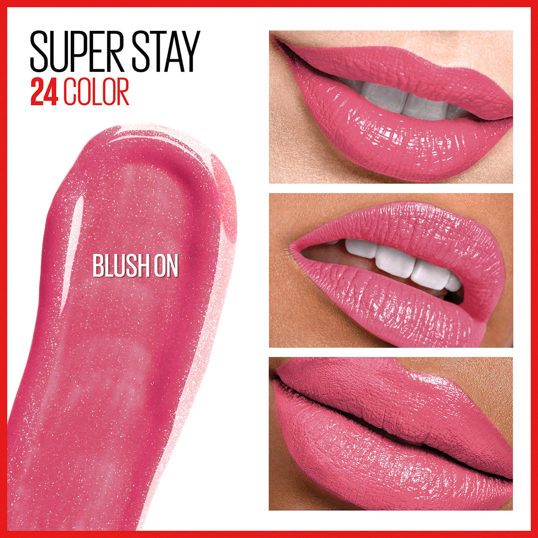 Maybelline New York Super Stay 24 Color 2-Step Liquid Lipstick 105 Blush On