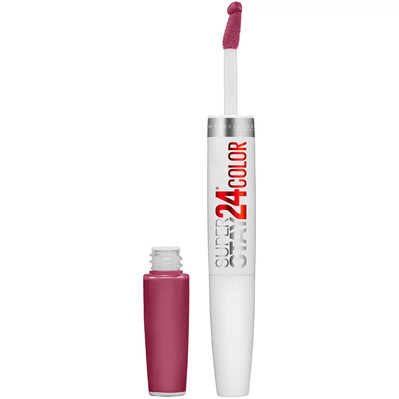 Maybelline Super Stay 24 Color 2-STEP LIQUID LIPSTICK 255 Relentless Ruby