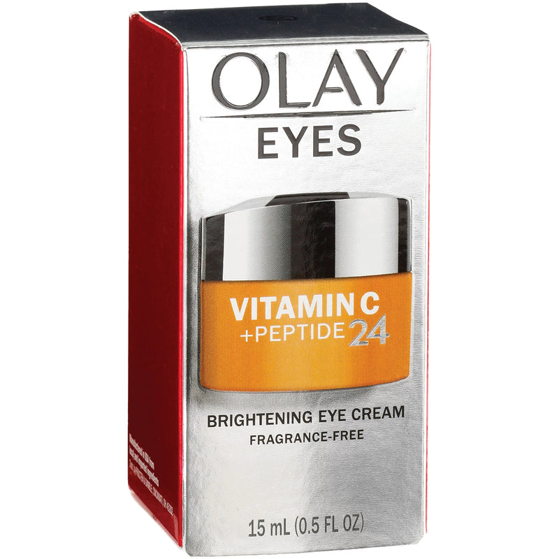 Olay Vitamin C + Peptide 24 Eye Cream, Fragrance-Free, 0.5 oz