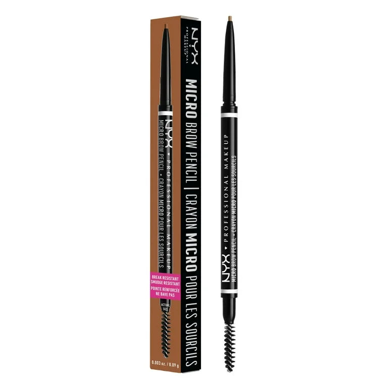 Nyx Micro Brow Duo Pencil And Brow Brush Auburn 0.003 oz (0.09ml)