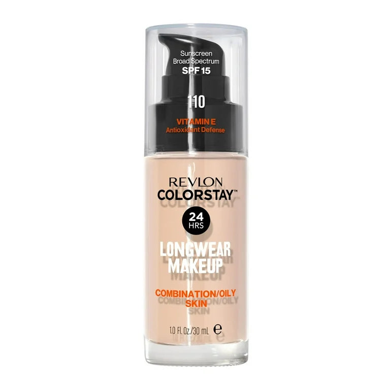Revlon ColorStay Long Wear Liquid Foundation Makeup, combination/oily Skin Spf 15