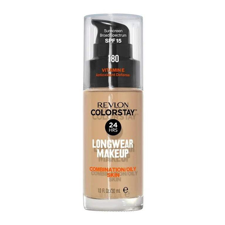 Revlon ColorStay Long Wear Liquid Foundation Makeup, combination/oily Skin Spf 15