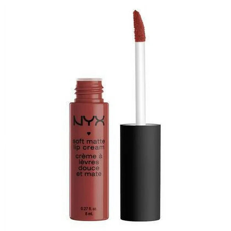 NYX Soft Matte Lip Cream, Lightweight Liquid Lipstick  Rome