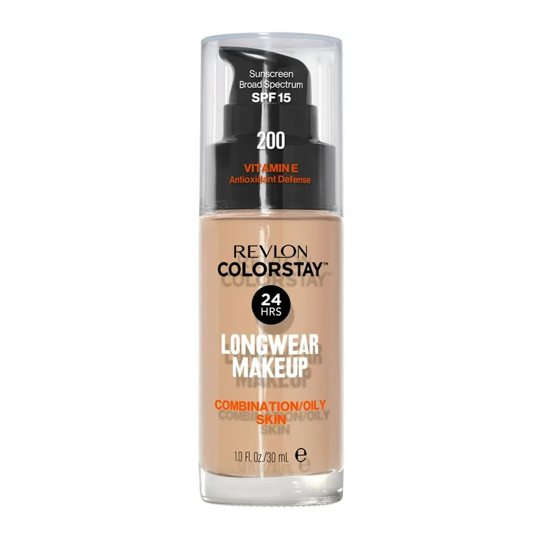 Revlon ColorStay Long Wear Liquid Foundation Makeup, combination/oily Skin Spf 15