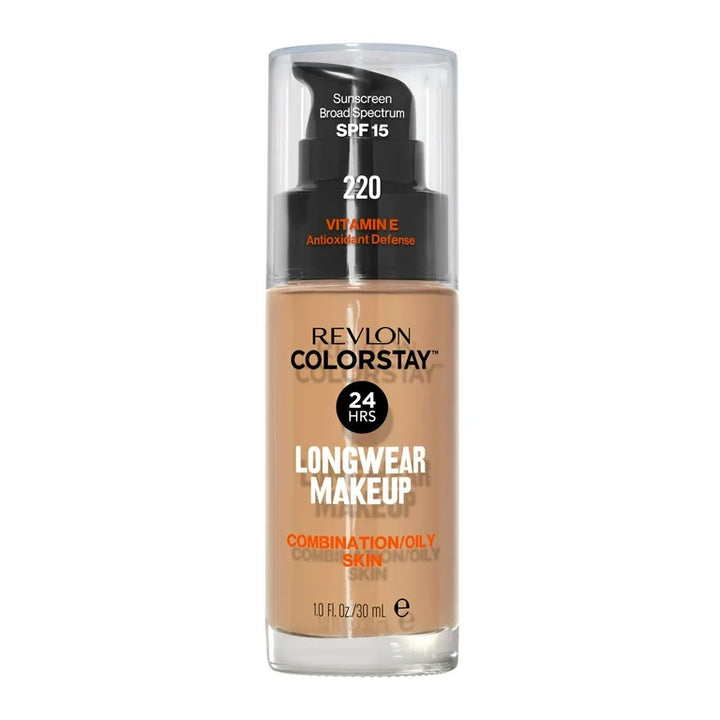 Revlon ColorStay Long Wear Liquid Foundation Makeup, combination/oily Skin Spf 15