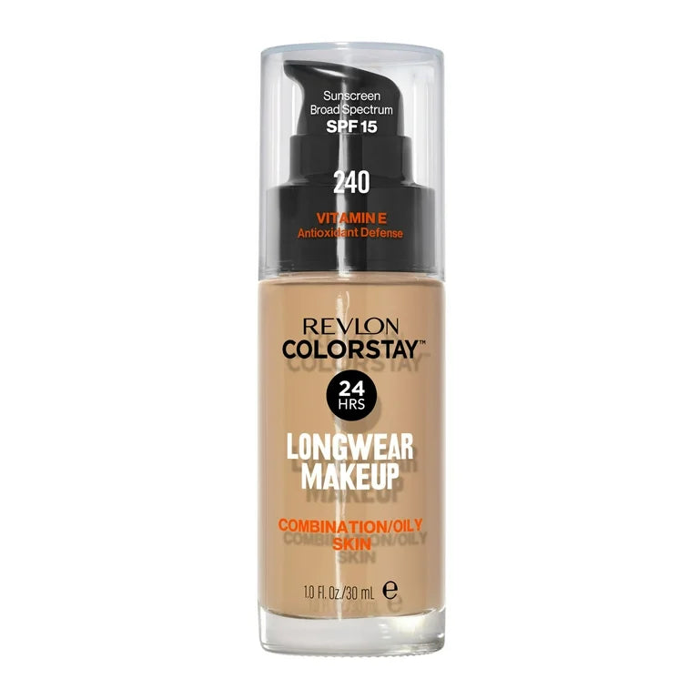Revlon ColorStay Long Wear Liquid Foundation Makeup, combination/oily Skin Spf 15