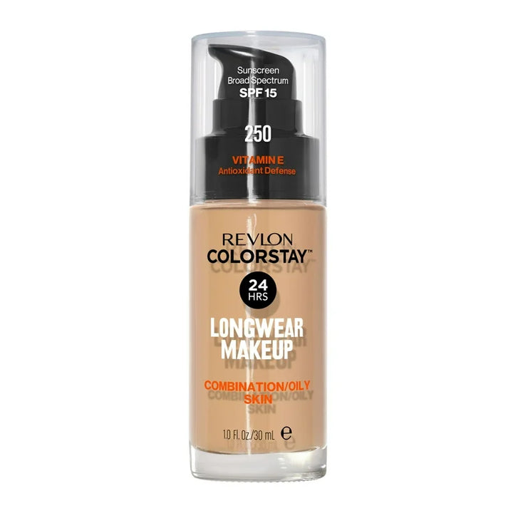 Revlon ColorStay Long Wear Liquid Foundation Makeup, combination/oily Skin Spf 15