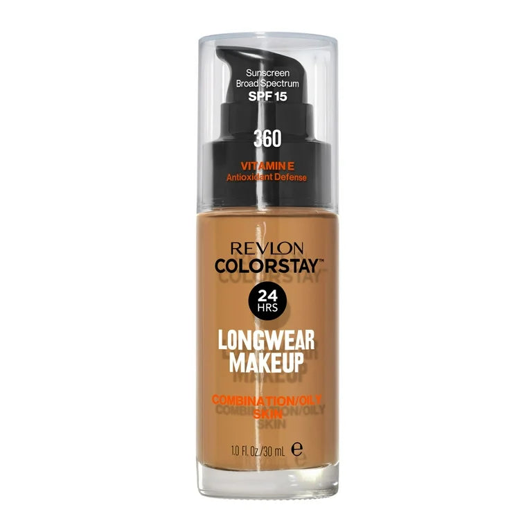 Revlon ColorStay Long Wear Liquid Foundation Makeup, combination/oily Skin Spf 15