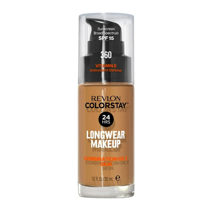 Revlon ColorStay Long Wear Liquid Foundation Makeup, combination/oily Skin Spf 15