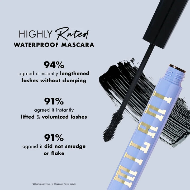 Milani Highly Rated Anti-Gravity Waterproof Mascara, 120 Black