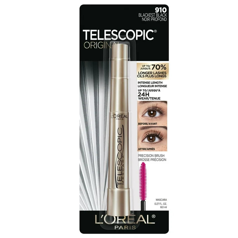 Loreal Paris Telescopic Original Mascara - 910 Blackest Black