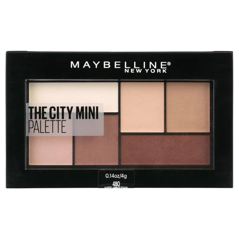 Maybelline The City Mini Eyeshadow Palette Makeup, Matte About Town