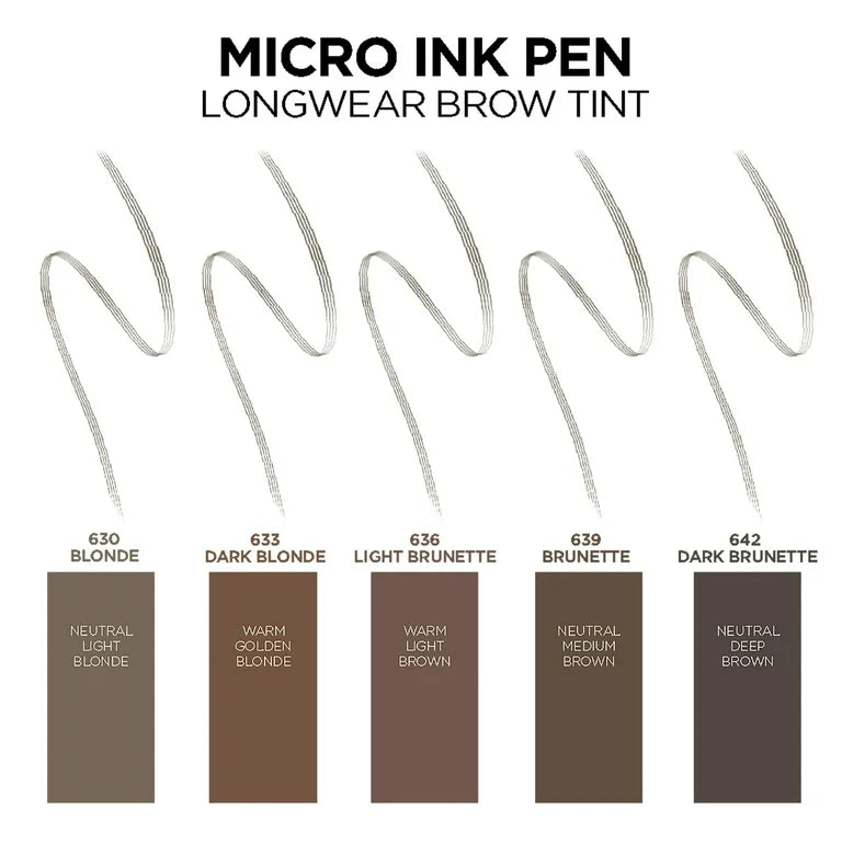 Loreal Paris Micro Ink Pen by Brow Stylist - 639 Brunette