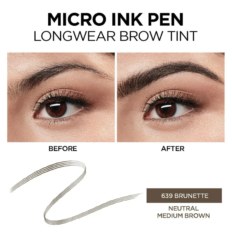 Loreal Paris Micro Ink Pen by Brow Stylist - 639 Brunette